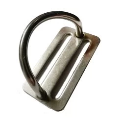 Anneau ESM Inox En D Avec Passe Sangle -Plongée Soldes 45