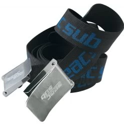 Ceinture SEAC Boucle Inox -Plongée Soldes ceinture seac bleu 1