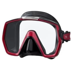 Masque FREEDOM HD TUSA -Plongée Soldes freedomhdqbmdr noir rouge 2