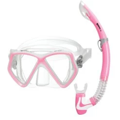 Kit Masque + Tuba SET PIRATE MARES 7 Kit Masque + Tuba SET PIRATE MARES -Plongée Soldes kit pirate rose 2