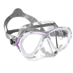 Masque EYES EVOLUTION CRYSTAL CRESSI -Plongée Soldes masque eyes evo crystal lilas 1
