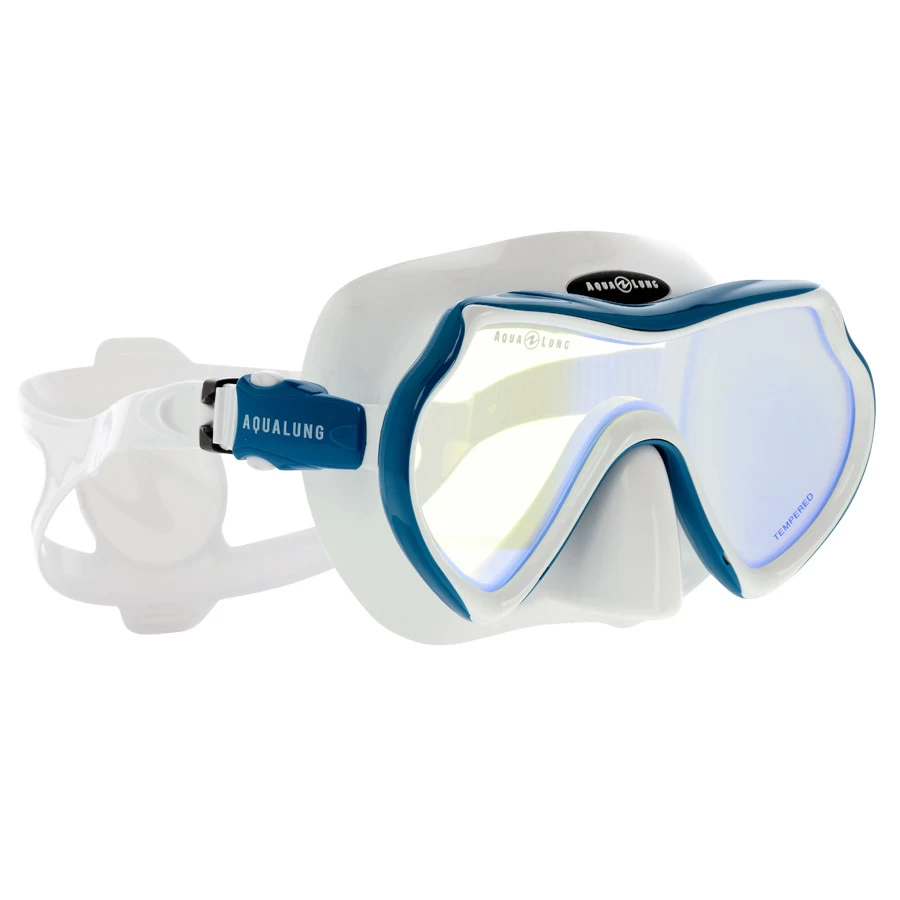 Masque MISTIQUE DS AQUALUNG Blanc Pétrole 3 Masque MISTIQUE DS AQUALUNG Blanc Pétrole