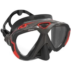 Masque X-WIRE MARES -Plongée Soldes noir rouge 2