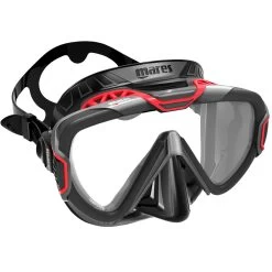 Masque PURE WIRE MARES -Plongée Soldes pure wire noir rouge 2