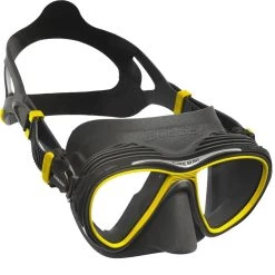 Masque QUANTUM CRESSI -Plongée Soldes quantum noir jaune 2