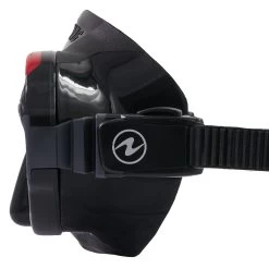 Masque REVEAL ULTRAFIT AQUALUNG Noir Rouge -Plongée Soldes reveal uf noir rouge 3