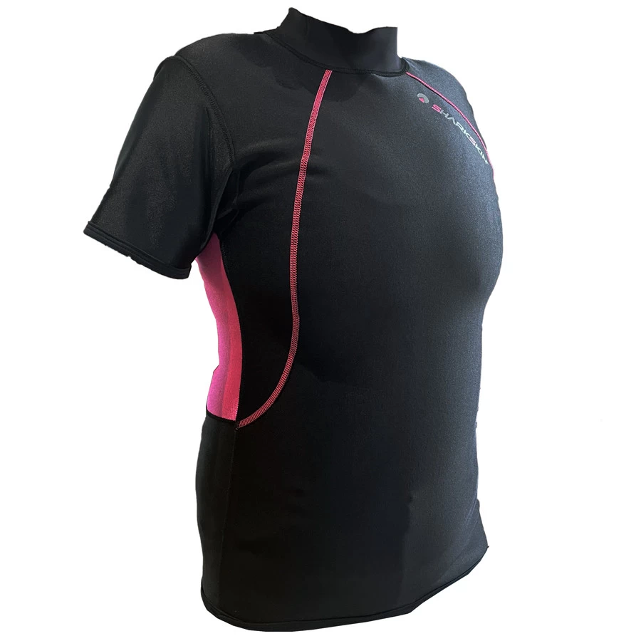 Top SHORT SLEEVES VEST CHILLPROOF SHARKSKIN Dame Manches Courtes Rose 4 Top SHORT SLEEVES VEST CHILLPROOF SHARKSKIN Dame Manches Courtes Rose – Image 2