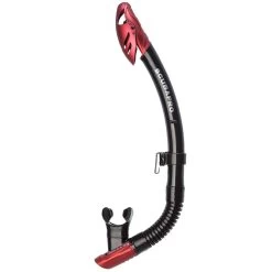 Tuba SPECTRA DRY SCUBAPRO -Plongée Soldes spectra dry noir rouge 1