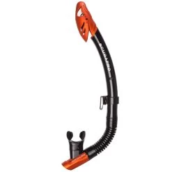 Tuba SPECTRA DRY SCUBAPRO -Plongée Soldes tuba spectra dry noir orange 1