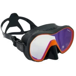Masque VX1 APEKS AMBERT UV CUT -Plongée Soldes vx1 amber uv cut gris orang 2