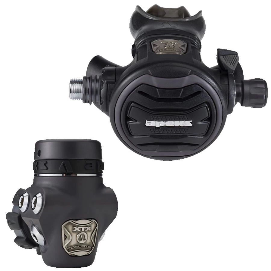 Détendeur XTX200 TUNGSTEN APEKS Avec Rotule DIN 3 Détendeur XTX200 TUNGSTEN APEKS Avec Rotule DIN